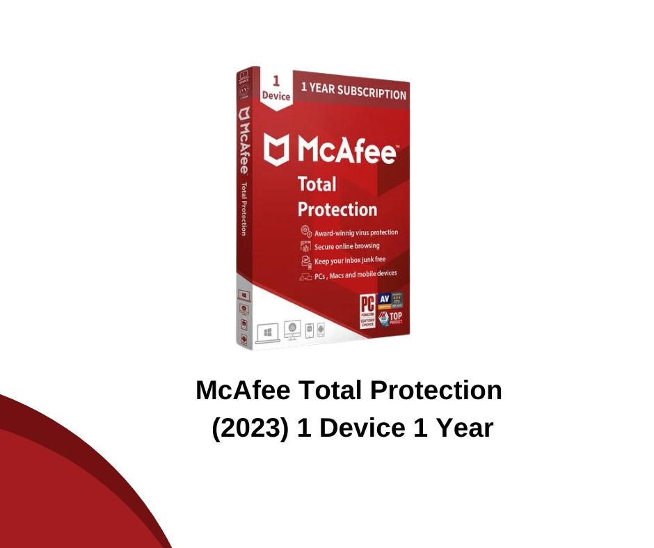 McAfee Total Protection (2023) 1 Device 1 Year